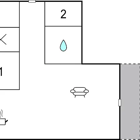 Two-bedroom In Holiday home